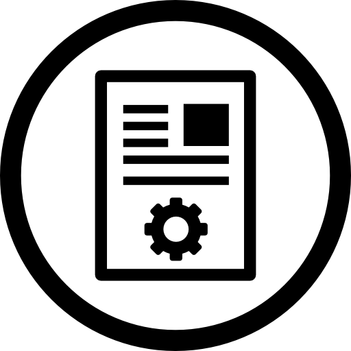 Article marketing circular symbol