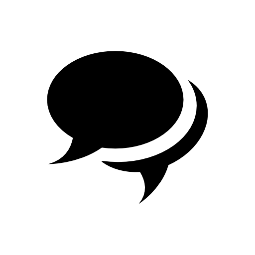 Talk symbol of speech bubbles