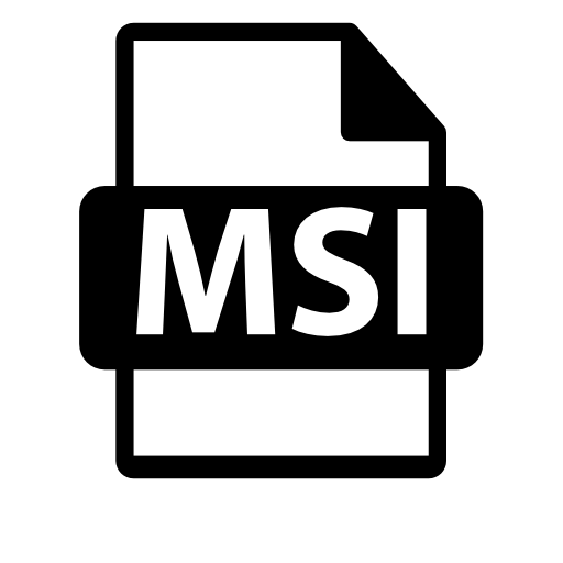 Msi file format symbol