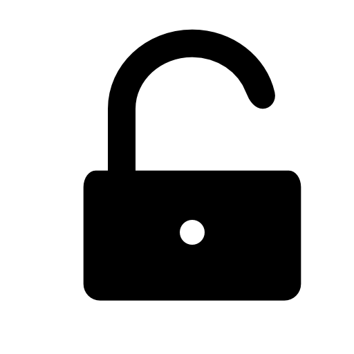 Padlock unlocked