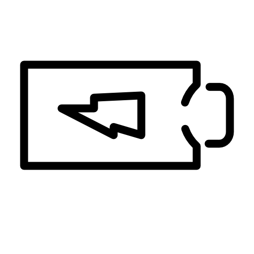 Charging battery status outline