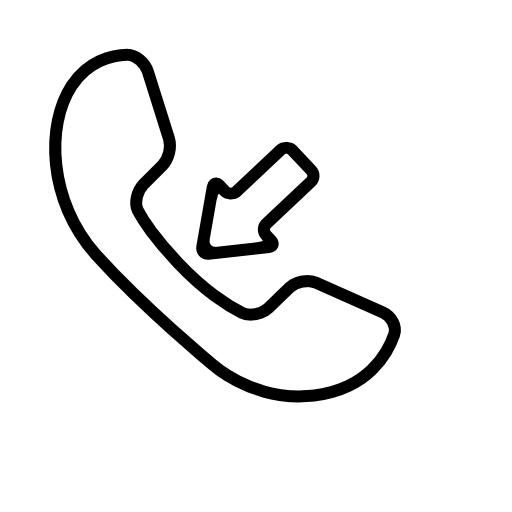 Incoming call symbol