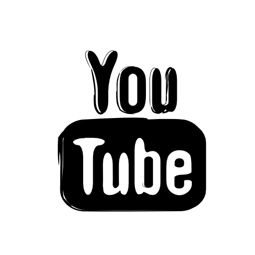 Youtube sketched social logo