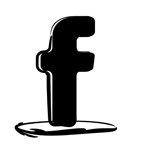 Facebook sketched logo variant