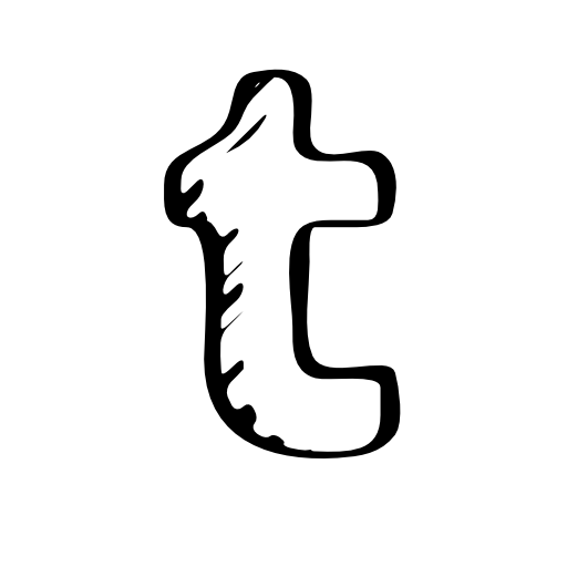 Tumblr sketched logo variant