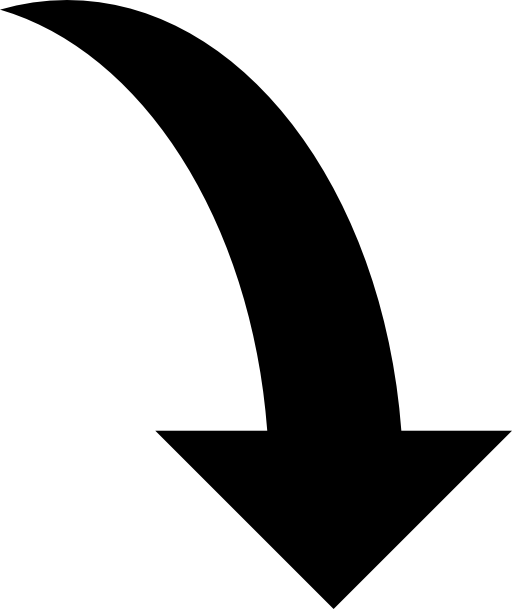 Curve arrow down