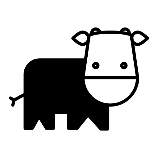 Cow cartoon variant