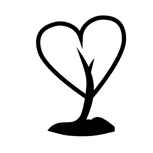 Lovely tree with heart shape like foliage