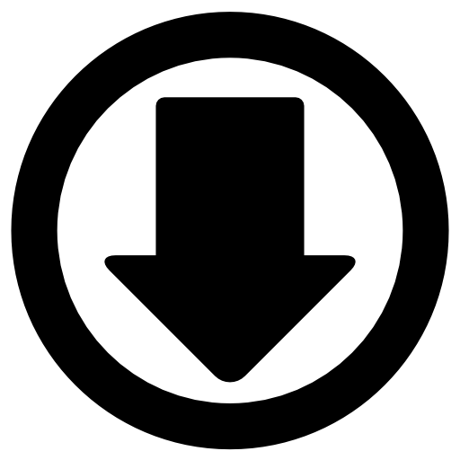 Down arrow in a circle