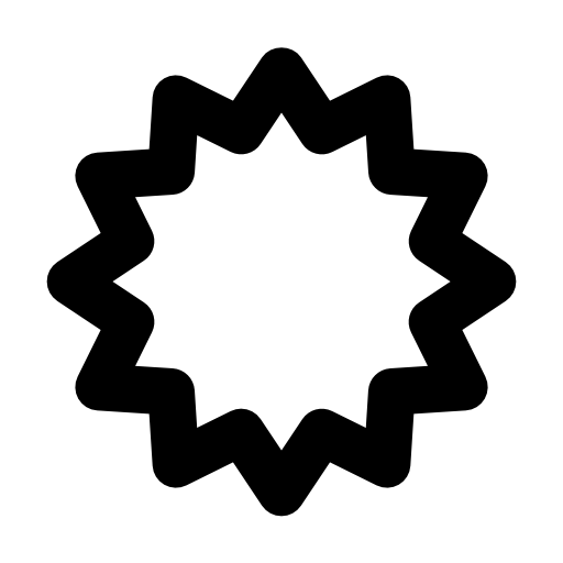 Starburst outline