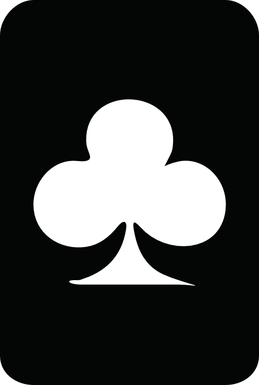 Clover symbol on card