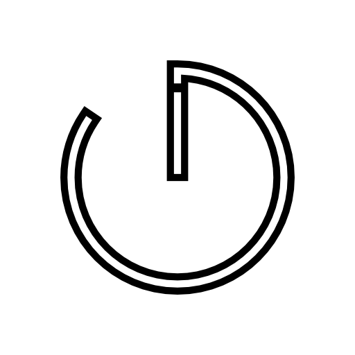 Clock outline