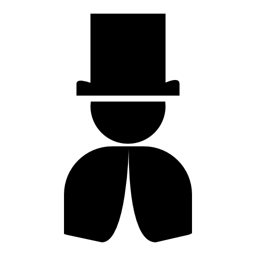 Magician image silhouette