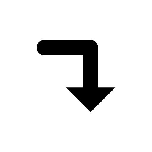 Level down arrow