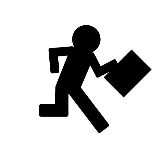 Running Businessman