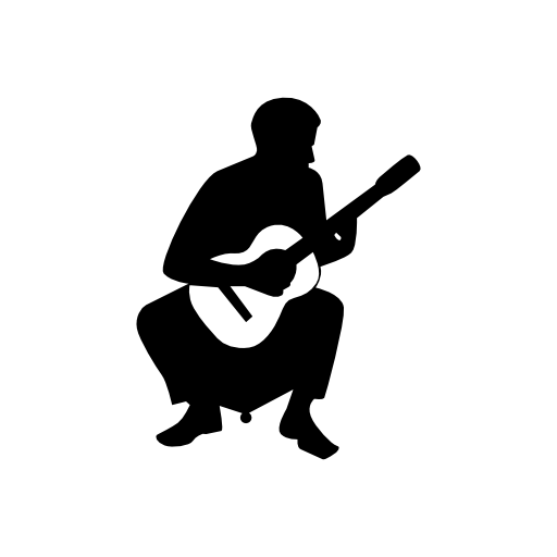 Flamenco guitar player