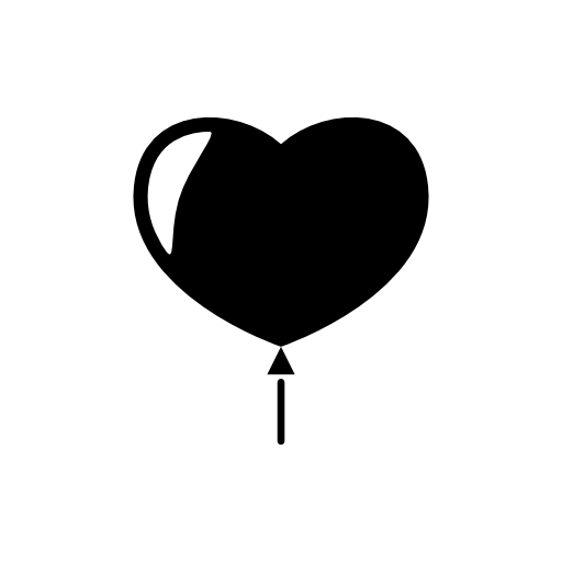 Heart shaped balloon