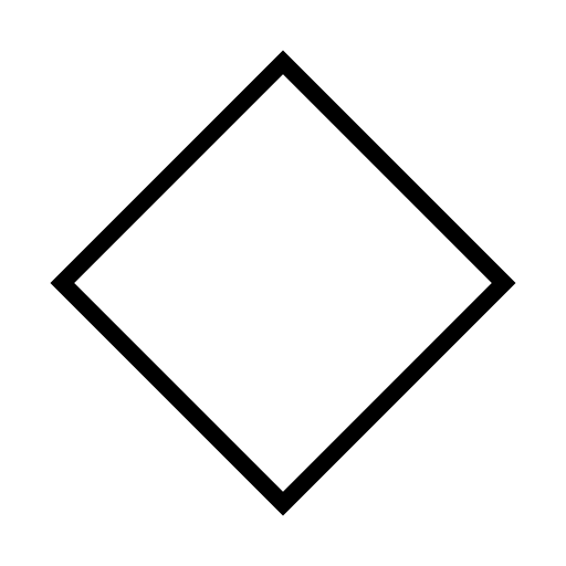 Rhomb outline