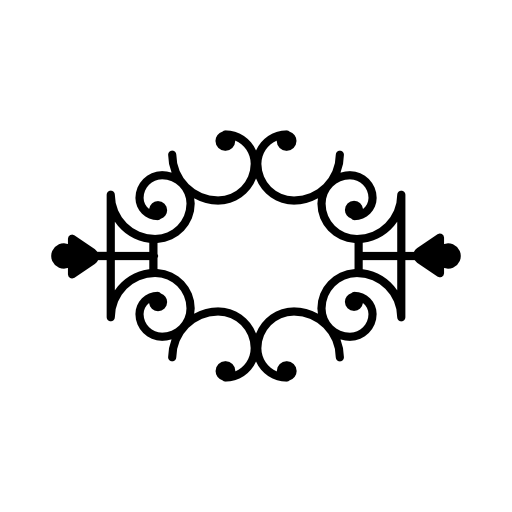 Floral symmetrical design