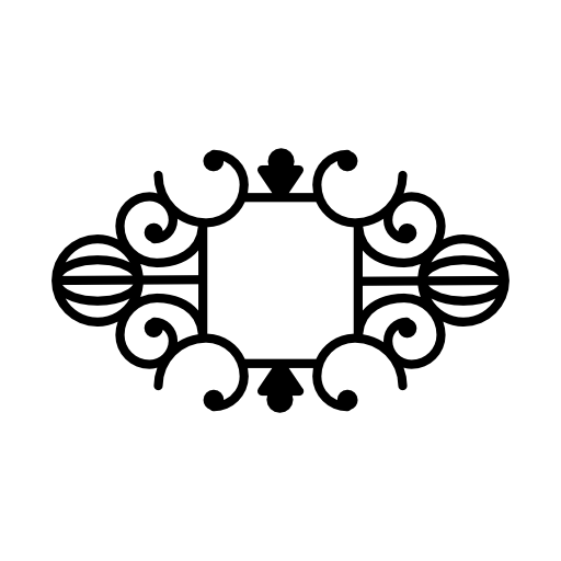 Floral symmetric design