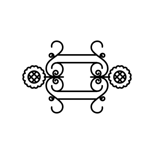 Floral design of symmetric shapes