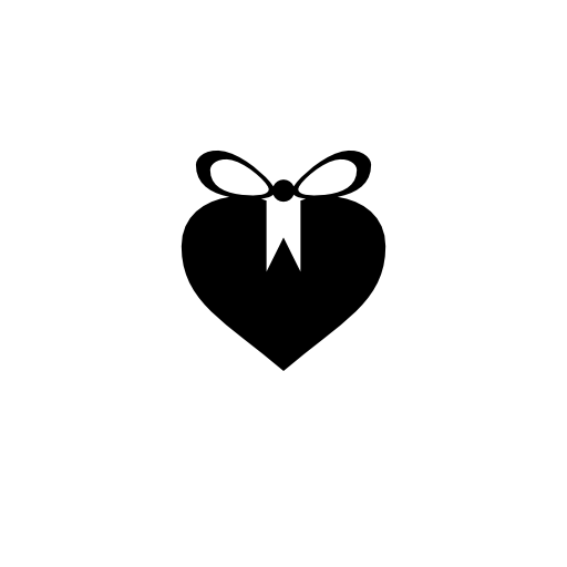 Heart shaped gift box