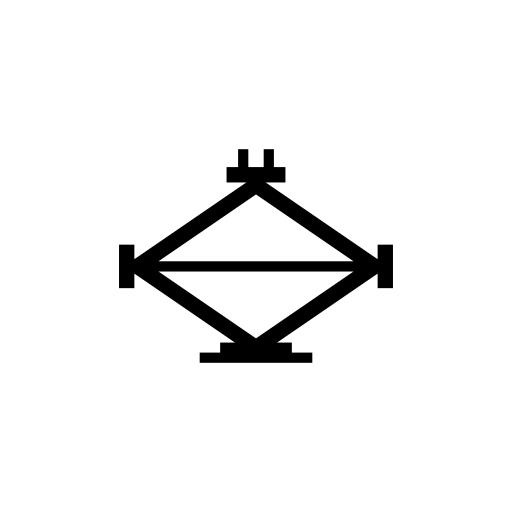 Diamond shaped machinery part