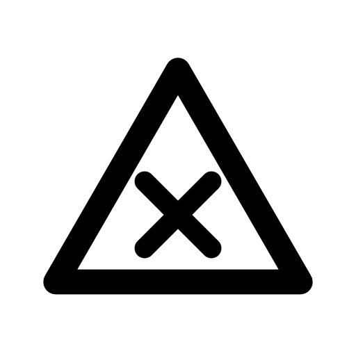 Warning harmful sign