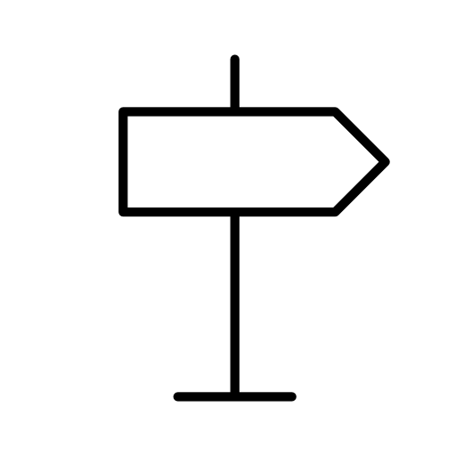 Arrow pointing to the right