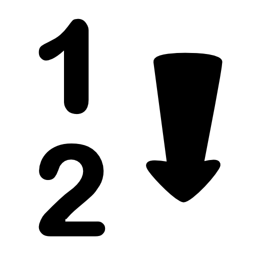 Numerical sort falling