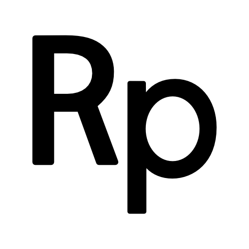 Indonesia rupiah currency symbol