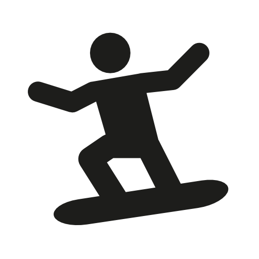 Snowboard silhouette