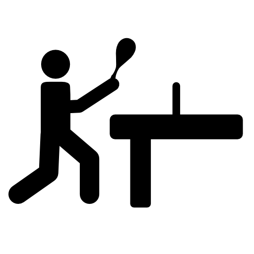 Table tennis paralympic sport symbol