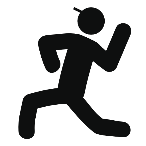 Man in throwing posture