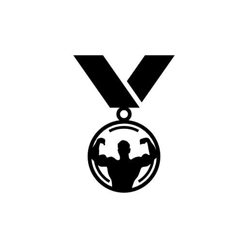 Male sportive medal