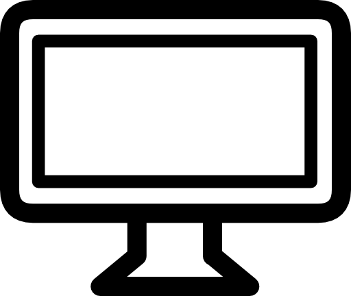 Frontal tv monitor