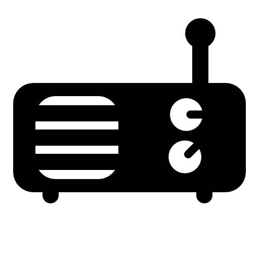 Radio transmitter with controls