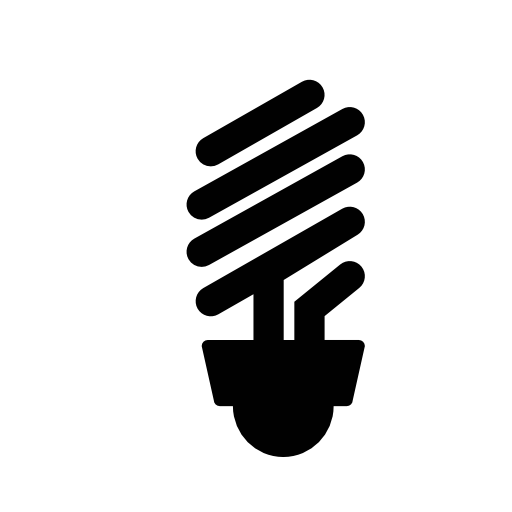 Eco CFL or Compact Fluorescent Lamp