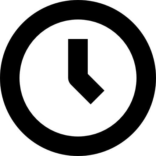 Clock outline