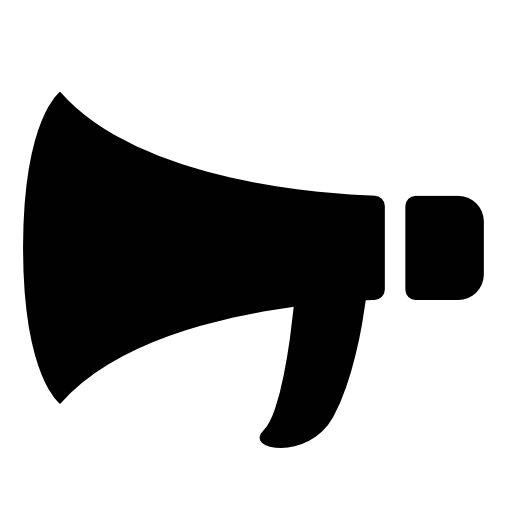 Megaphone silhouette