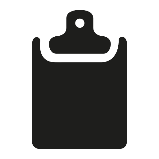 Clipboard in black variant