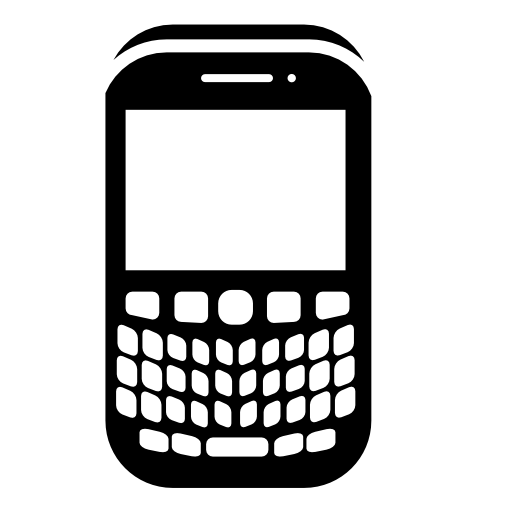 Phone of rounded shape with buttons