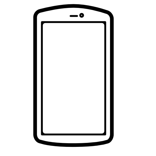 Mobile phone outline