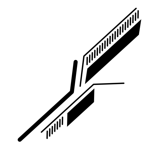 Electronic printed circuit diagonal lines