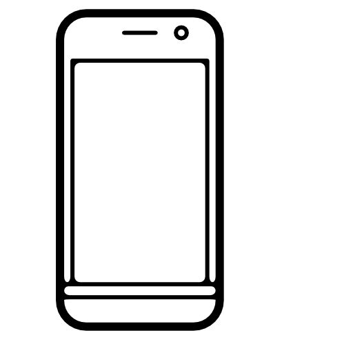 Mobile phone outline