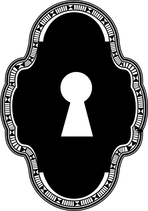 Keyhole of vintage design