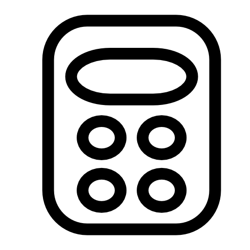 Calculator tool outline