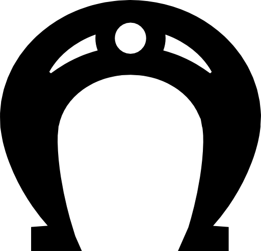 Horseshoe variety shape with just one hole