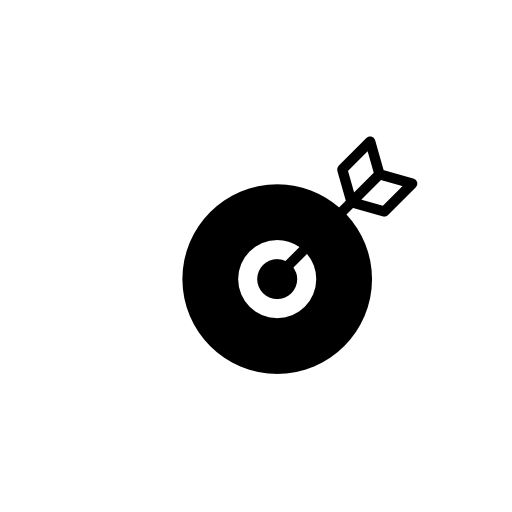 Target symbol in a circle