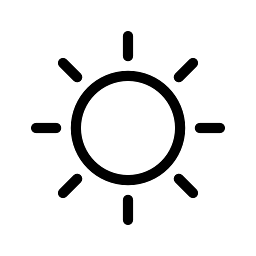 Sun outline